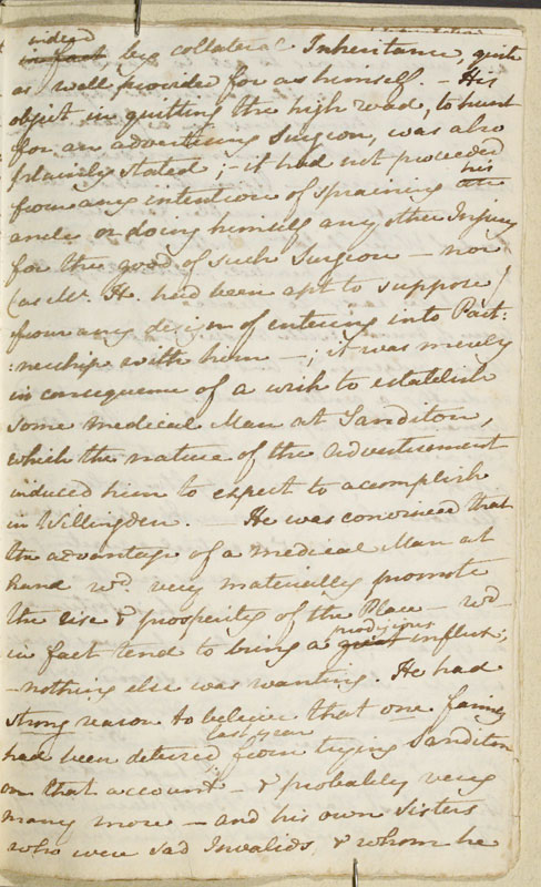 Image for page: b1-19 of manuscript: sanditon