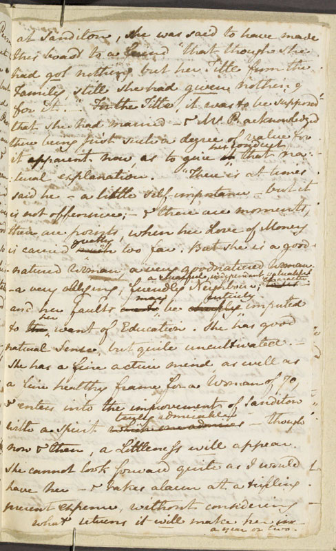 Image for page: b1-27 of manuscript: sanditon