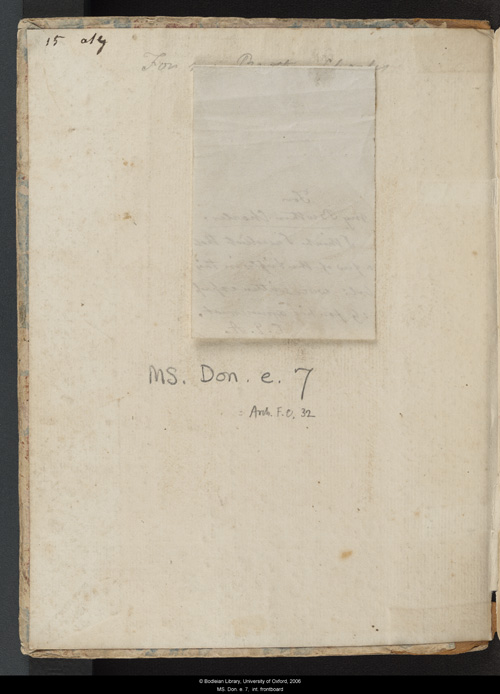 Image for page: Front_(left)_pastedown of manuscript: blvolfirst