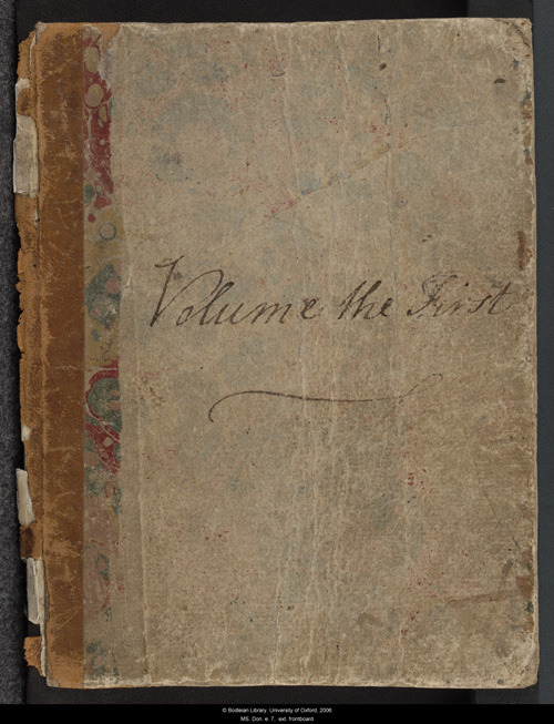Image for page: Front_(left)_board of manuscript: blvolfirst